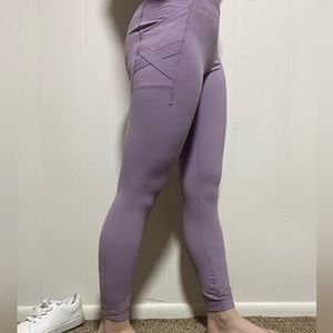 Purple leggings